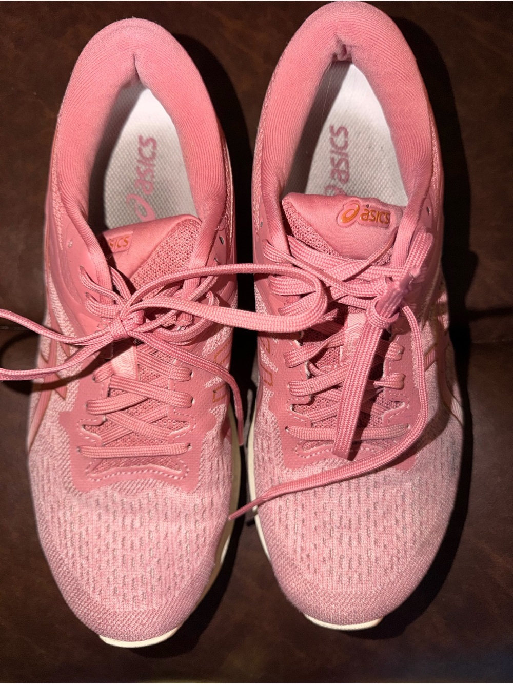 ASICS Women’s Pink Knit Running Shoes